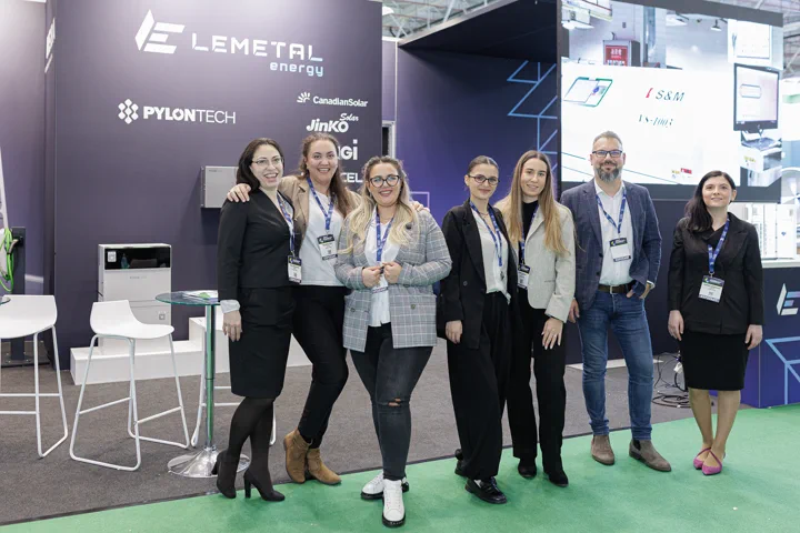 Echipa Lemetal Energy, la stand